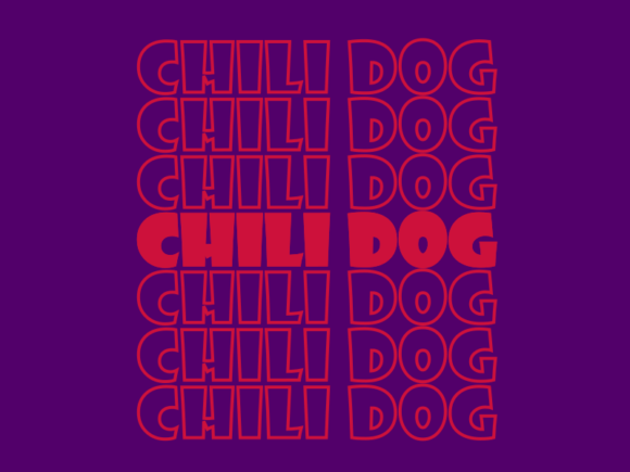Chili Dog SVG Cut File