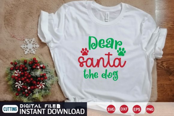 Dear Santa the Dog SVG