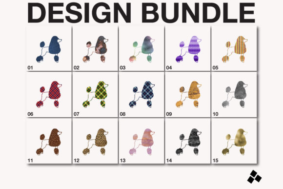 Sublimation Dog SVG Background Bundle